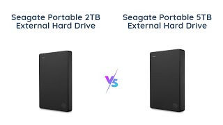 Seagate 2TB vs 5TB External Hard Drive Comparison [upl. by Clabo]