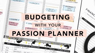 How to Budget with Your Passion Planner [upl. by Akinahs]