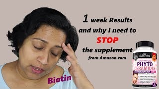 Phytoceramide Supplement from Amazon  1 week Update  PalsLivesLife [upl. by Jc]