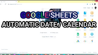 AUTOMATIC DATECALENDAR IN GOOGLE SHEETSTagalogTaglish [upl. by Hannahc568]