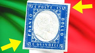 MOST VALUABLE ITALIAN STAMPS WORTH MONEY KING VITTORIO EMANUELE II [upl. by Audrit284]