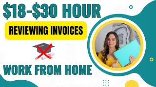 Work From Home Jobs Paying 18  30 Hour With No Degree  Review Claims Review Invoices  More [upl. by Fachanan411]