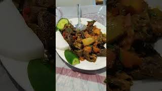 Nepalese food in Nepalese hotel [upl. by Anirdnaxela]