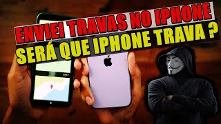 IPHONE TRAVA COM TRAVA ZAP RECEBENDO UMA RAJADA SERÁ QUE TRAVOU [upl. by Goulder]