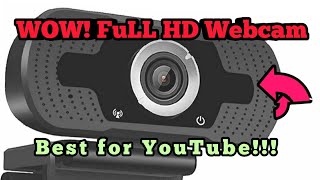 Best Budget webcam for YOUTUBE 1080p by LARMTEK WOW [upl. by Hanima]