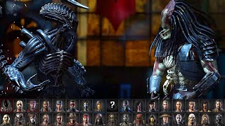 Mortal Kombat X  All Character Select Animations  DLC Characters [upl. by Asiilanna]