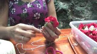 How to Make a Carnation Flower Lei [upl. by Andrel]