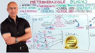 Metronidazole  Flagyl  Antibiotic  Mechanism of Action💊 [upl. by Whale]