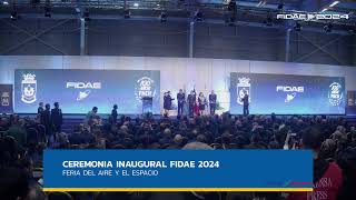 Ceremonia de Inauguración Feria Internacional del Aire y del Espacio FIDAE 2024 [upl. by Yoho]