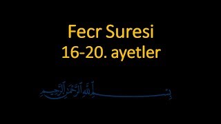 FECR SURESİ 1620 AYETLER EZBERLE 10 TEKRAR [upl. by Adnoloy221]