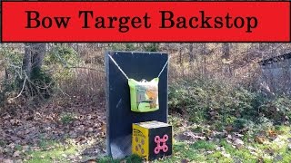 Bow Target Backstop [upl. by Rosanne]