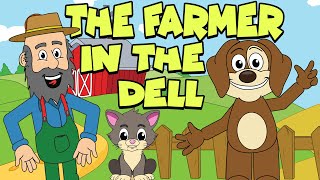 The Farmer In The Dell  Nursery Rhymes And Kids Songs  Puppy Hey Hey [upl. by Atinid]