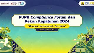 PUPR Compliance Forum dan Pekan Kepatuhan Menuju Lustrum Kepatuhan Intern 2025 [upl. by Bennion]