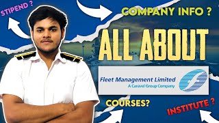 Fleet Management  Ships  Courses  Stipend  How to join  MarineR Sk [upl. by Keefer112]