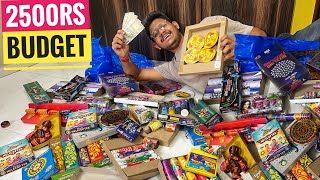 2500rs Me Diwali Crackers Konse konse  😍 Diwali stash 2023 Diffrent types of Crackers [upl. by Peednus]