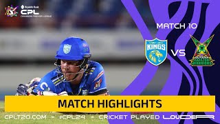 Highlights  Saint Lucia Kings vs Guyana Amazon Warriors  CPL 2024 [upl. by Godrich]