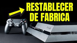 👉CÓMO FORMATEAR PlayStation 4 en MODO SEGURO 👉 Inicializar PS4 👉 Método Rápido [upl. by Deidre542]