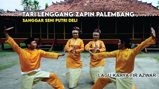 Tari Lenggang Zapin Palembang  SANGGAR SENI PUTRI DELI [upl. by Ruddie]