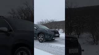 Subary Forester SK 25 Sunfull SF 982 12 degrees angle ice hill climb [upl. by Yks]