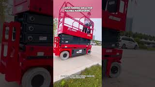 Demonstrating the Electric Scissor Lift 10M Working Height in Action liftingplatforms automobile [upl. by Essile196]