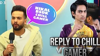 Reaction on elvish yadav  chill gamer ki pand mar Li elvish ne [upl. by Einalem]