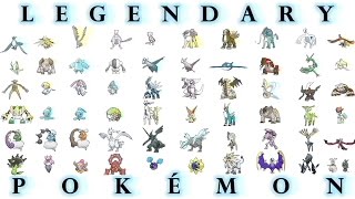 All Legendary Pokémon Animated Sprites [upl. by Sillad]