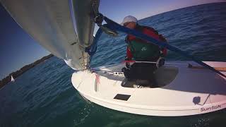 Rigging a Sunfish Sailboat Part 2 Rev1 [upl. by Anitra]