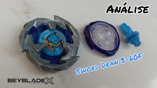 Beyblade X  analisando o Sword Dran 360F 14 [upl. by Ellehcyar]