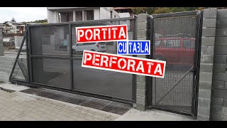 Portita cu tabla perforata [upl. by Geirk]