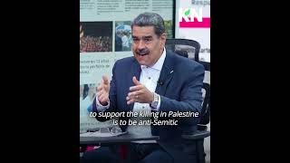 🇵🇸 President Maduro Killing Palestinians is antisemitic [upl. by Lebama]