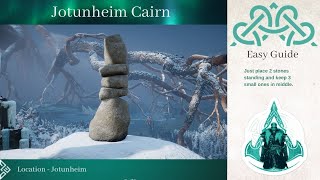 Jotunheim Cairn  Easy Guide  Assassins Creed Valhalla [upl. by Akoyin221]