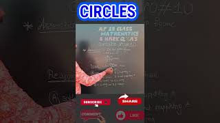 Circles ⭕ 🔴  Problem No10 1 Marks Qs amp As Target 🎯 100 out of 💯 Series 10th Class Maths [upl. by Savory]