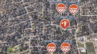 Street closures in Woodway as city replaces main sewer line [upl. by Garzon]