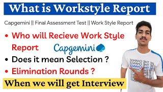 Capgemini Work Style Report Mail  Capgemini Interview Date  What after Capgemini Work Style Report [upl. by Andersen471]