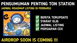 AIRDROP TELEGRAM TON STATION LISTING  25 NOVEMBER SELESAI  SYARAT ELIG amp TUTORIAL BELI TON [upl. by Beverlee]