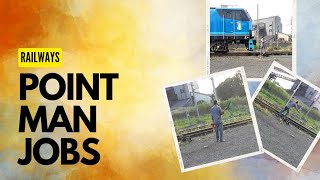 pointman of Railwayshow to set manually point and signalmanualpointpointman manuallevertrain [upl. by Athene]