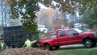 20 hp billy goat leaf vacuum [upl. by Noryd]