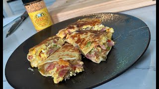 Hangover Curing Breakfast Quesadilla [upl. by Oicneconi]