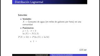 15 Distribución lognormal [upl. by Labana]