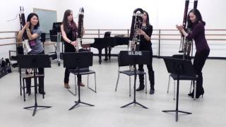 All About That Bass for Four Contrabassoons  The Breaking Winds Bassoon Quartet [upl. by Karylin]