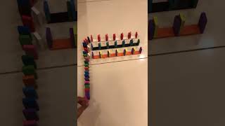 New dominoes setup trending creative art youtubeshorts satisfying [upl. by Rayna]