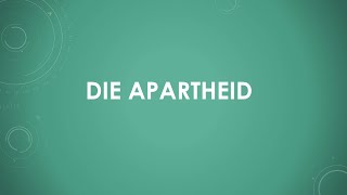 Die Apartheid kurz und einfach erklärt [upl. by Elana]