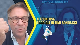 Trump vs Harris cosa dicono gli ultimi sondaggi  zuppa di Porro [upl. by Acceb]