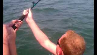 Shark Fishing Indian River Inlet 7712 Part 1 [upl. by Nihcas798]