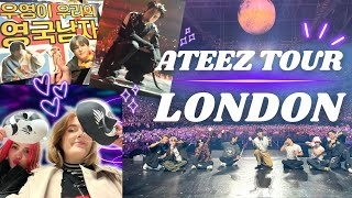 ATEEZ in London Concert Vlog ULT VIP The Fellowship Break the Wall  ATINY ON TOUR  Hallyu Doing [upl. by Tailor282]