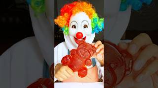 Clowns SECRET GUMMY TOOTHPASTE EXPERIMENT 🧪😱👻shorts funny comedy ytshorts tiktok viral [upl. by Ahsocin]