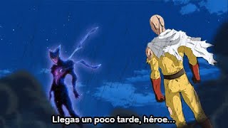 Saitama VS Garou DIOS Batalla Completa  ONE PUNCH MAN [upl. by Euqinimod]