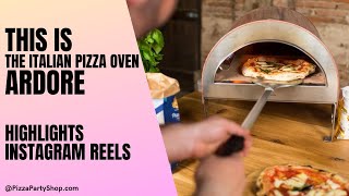 Ardore outdoor gas pizza oven portable Small out big inside  Highlights instagram reels [upl. by Hitt558]