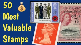 Most Expensive Stamps In The World  Episode 2  50 Rare Valuable Stamps [upl. by Otreblasiul754]