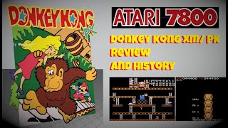 Atari 7800 Donkey Kong XM PK Review [upl. by Garber]